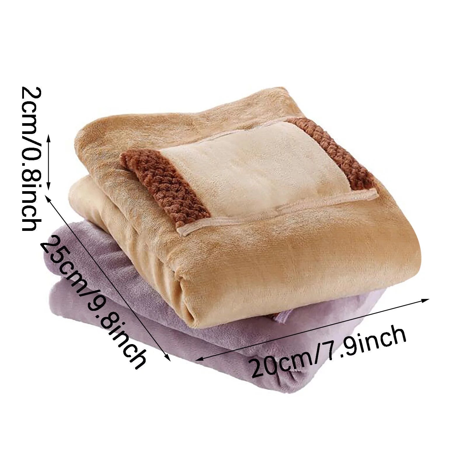 Electric Heated Blanket Throw Soft Electric USB Blanket Machine Washable Super Cozy Soft Heated Throw with Fast Heating and Machine Washable, 2022